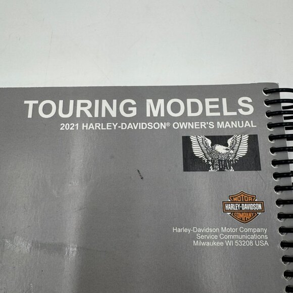2021 Harley-Davidson Touring Models Original Owners Manual - Picture 5 of 8